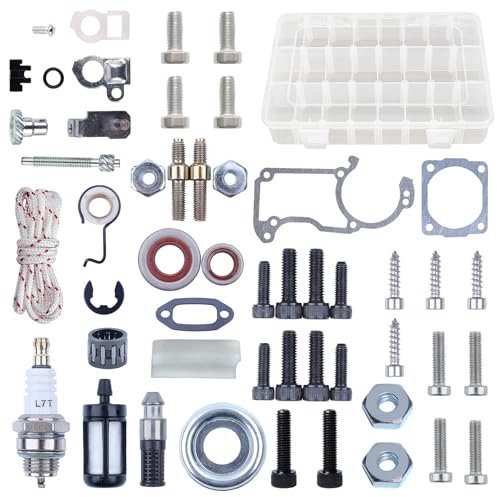 ADEFOL Set mit Schrauben und Bolzen für Stihl MS260 MS360 MS440 MS441 MS460 MS461 MS660 und Kettensäge, Ersatzteil