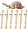 Nepfaivy Cat Toys Silvervine Sticks - 6 PCS Natural Cat Chew Toy for Indoor Cats Teeth Cleaning, Interactive Nip Toy, Dental Catnip Sticks for Kitte