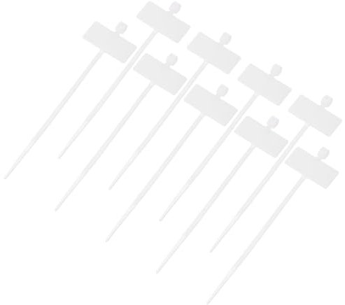 sourcing map 250pcs Marker Cable Zip Ties, 3x100mm Self-Locking Nylon Labels Zip Tie Wraps, Wire Tags Ties Straps for Indoor and Outdoor, White