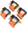 Druckkopf für Designjet - Kompatibler Druckkopf-Ersatz, ABS 4-Teiliger Druckkopf, für Designjet 100/110/111/500/510/800/813/850 (Schwarz/C/M/Y)
