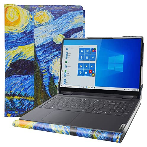 Alapmk Schutzhülle für Lenovo Yoga 7, 16 Zoll Laptop, Sternennacht