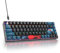 SbocKeeb 65% Tastiera Meccanica Gaming, 68 Tasti Compact Mini Tastiera 60 Percento Retroilluminazione LED,Cablato Tastiera Gaming USB, Americana QWERTY, per PC, Mac, Office, Gaming