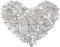 300 Stück Mini Schmuck Anhänger Metall Weihnachten Charm Basteln Set Personalisiert Klein Deko für DIY Armband Ohrring Girlande Kette Perl Halskett Tasch Bastelset Geschenk Zubehör