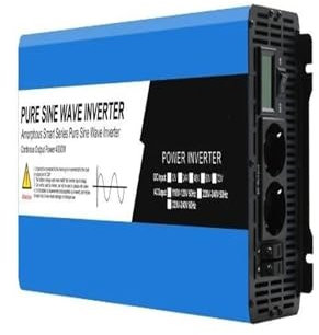 Onduleur À Onde Sinusoïdale 4000w 5000w 8000w 12000W 12V 24V DC À 220V AC Convertisseur Batterie Externe Portable Transformateur Voiture Solaire Convertisseur Onduleur(5000W-12V)