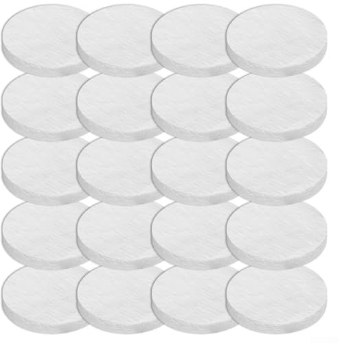 ZiStarlilife Lot de 20 mèches de bioéthanol en laine céramique pour feu de table, noyau circulaire en coton bioéthanol pour cheminée, gel d'intérieur et calcium