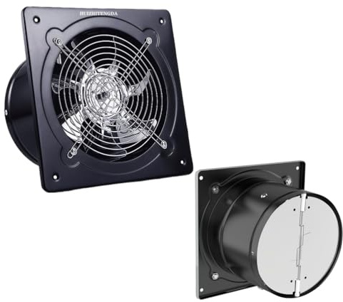 High Velocity Portable Ventilator - 8 Inch, 2800 RPM Exhaust Fan for Industrial Basement Ventilation, Ideal for Chicken Houses and More