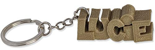 Porte-clés en 3D prénom ou Texte personnalisé – idée Cadeau Originale - Fabriqué en France - Anneau de 20 mm pour accrocher Vos clefs