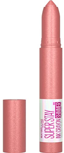 Maybelline New York, Superstay Ink Crayon Birthday Collection, Acabado Mate Cremoso, Larga duración hasta 8H, con partículas de brillo, Tono 190 Blow the Candle
