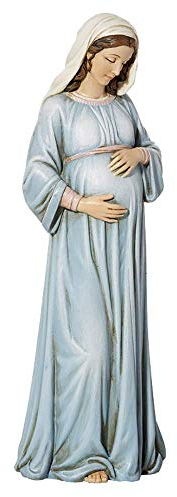 Avalon Gallery Maria Mutter Gottes Figur aus Kunstharz, Statue, 17,8 cm