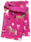 Wollhuhn Öko Jungen/Mädchen Leichter Lockerer Schlupfschal/Halstuch/Loop Baumwolle Jersey Übergangszeiten/Sommer 20220201 (Pony/Pferde Pink)