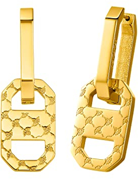JOOP! Creolen Edelstahl Damen Ohrschmuck, 1,7 cm, Gold, Kommt in Schmuck Geschenk Box, 2035137