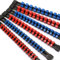 DAZZLEEX 6Pcs Tools Socket Organizers, 1/4in,3/8in,1/2in Socket Socket Organizer Drive Socket Tray Holder Rail Clips