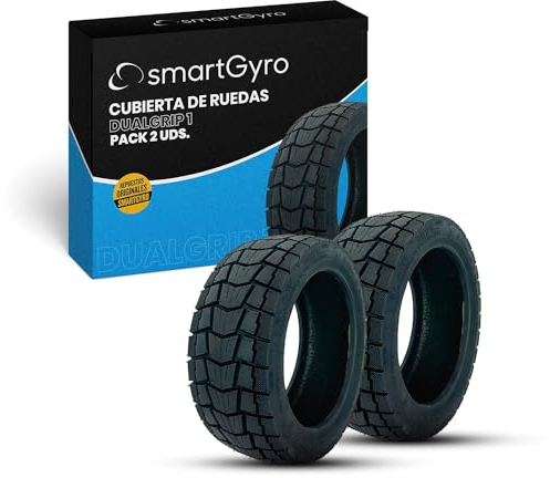 smartGyro Originalersatz – Dual Grip 1 Reifen für Speedway-, Rockway-, Crossover- und PRO-Versionen, 10 Zoll, 2er-Pack