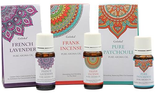 Goloka Duftöl - Naturdüfte für Wohlbefinden & Harmonie von LAVISA (Lavendel + Weihrauch + Patchouli)