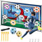 BINYI Fußball Spielset für Kinder Fußballtore Weich Flanell Klettbällen Spielzeug Sportspaß für Garten Indoor Outdoor Fußball-Spielmatte Fussball Geburtstag Geschenke für Jungen Mädchen