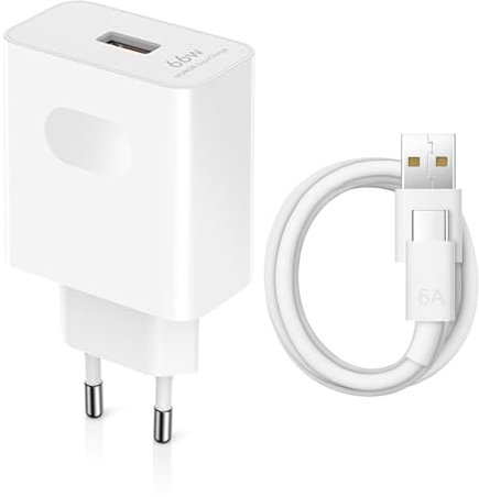 66W HONOR Supercharge Original, mit Honor 6A USB-C Kabel, HONOR Original Ladegerät
