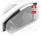 Walser Premium Auto Windabweiser für Ford Kuga II (DM2)/Kuga II Van 05/2012-12/2019, Passform Regenabweiser Set für Fahrer- und Beifahrerseite, Auto Windabweiser 2 STK.