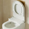 Abattant de WC avec fonction bidet, embout de bidet, sans raccordement électrique, couvercle de toilette avec système d'abaissement automatique, siège de toilette avec deux buses pour douche arrière
