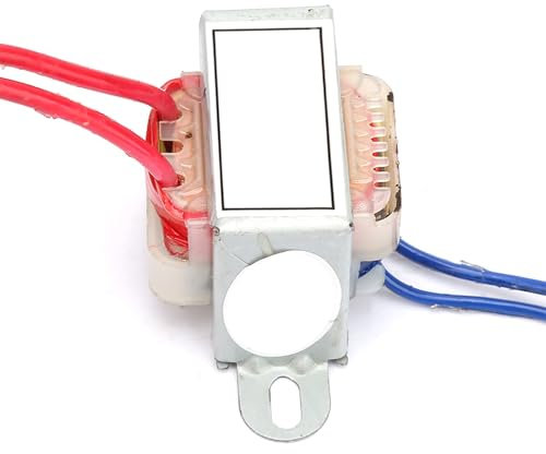 Convertisseur de Puissance AC 12V / 24V, Entrée 220V 50Hz Transformateur de Puissance Unique, Fil de Cuivre Complet, Vernis D'isolation imprégné Sous Vide, Noyau en Nylon (12V)