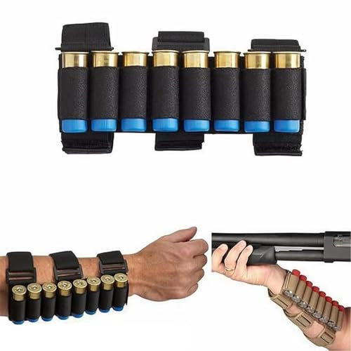 AQ zxdc Borsa porta proiettili tattica da braccio da 8 colpi, custodia porta cartucce calibro 12/20, custodia porta proiettili for fucile, borsa porta munizioni for fucile, borsa for caricatori da cac