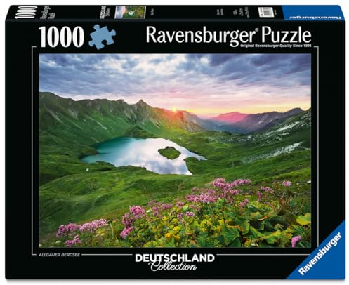 Ravensburger Puzzle Allgäuer Bergsee - 1000 Teile Puzzle für Erwachsene | 1000 Teile Puzzle, Erwachsenenpuzzle, Geschenk für Frauen und Männer