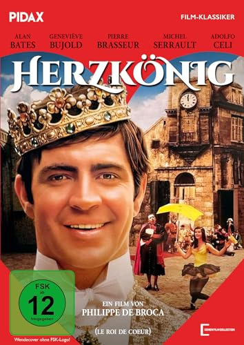 Herzkönig (Le Roi de cœur) / Französische Filmkomödie mit toller Besetzung (Pidax Film-Klassiker)