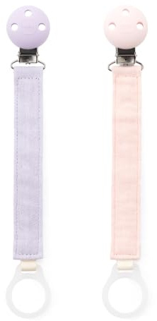 MAM Clip, 0+ mesi, 2 pezzi, lilla/rosa