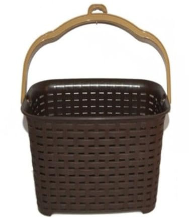 TrAdE Shop Traesio Cestino PORTAMOLLETTE Porta MOLLETTE Rattan in PLASTICA COLORATO