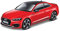Bauer Spielwaren Bburago Audi RS5 Coupe (2019): Modellauto im Maßstab 1:24, Türen und Motorhaube zum Öffnen, 19 cm, rot (18-21090R), Mehrfarbig