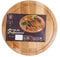 Planche à découper tout-rond pour réunion, diamètre 40 cm, bois massif