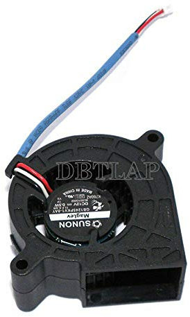 DBTLAP Cooling Ventilador Compatible para SUNON GB1245PKV1-8AY 11.F.X.GN Sleeve Bearing Blower Ventilador 45 * 45 * 25mm 12V 0.5W