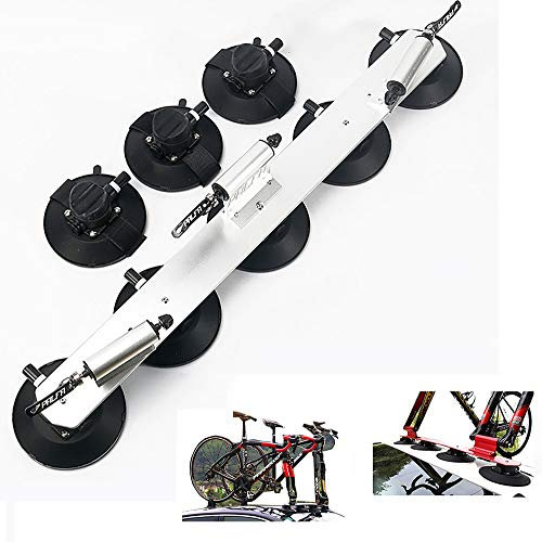 Yajun Top Suction Roof-Top Bike Racks Accessories Bicycle Sustion Cup Roof Rack Cycle Sucker Car Mount bicycle parts,White-3