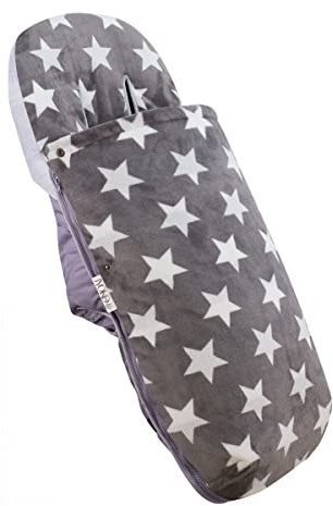 JYOKO Kids Universal Fußsack für Kinderwagen (Nordic Scandi, Thermo Fleece)