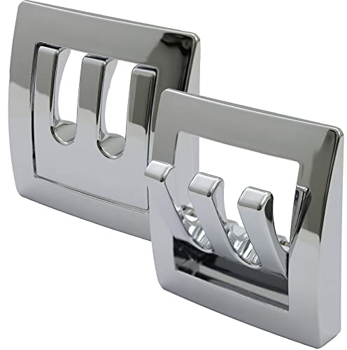 pro-Styling Garderobe Kleiderhaken Haken dreifach klappbar Wohnwagen Wohnmobil Caravan Boot chrom Zamak Chrome-plated Kunststoff