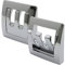 pro-Styling Garderobe Kleiderhaken Haken dreifach klappbar Wohnwagen Wohnmobil Caravan Boot chrom Zamak Chrome-plated Kunststoff
