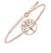 Générique Bijoux Arbre de Vie Femme Avec 36 Cristaux Scintillants. Cadeau Anniversaire Femme Bracelet Original, Utile, Saint Valentin, Noël (Blanc Diamant)