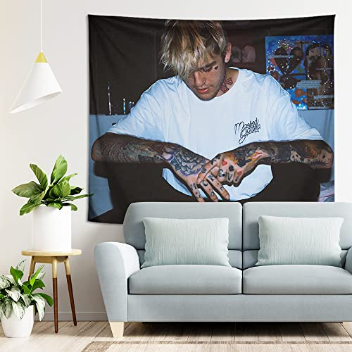HCDZF Lil Peep Wandteppiche,Gemütliche Tapisserie Wand Home Art Dekoration Wohnzimmer Schlafzimmer Home Decor(M:59ʺ × 51ʺ)