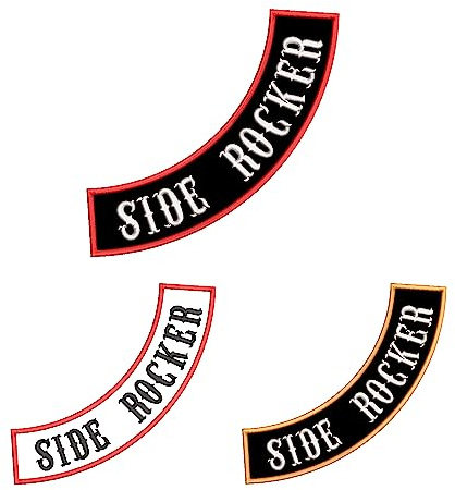 XREMB Individuell bestickter Motorrad-Patch, 1 Stück, personalisierbar, Rocker-Aufnäher, Motorrad-Patch, zum Aufnähen oder Aufbügeln für Jacken (1 Stück)