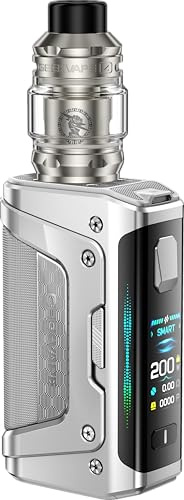 GEEKVAPE Aegis Legend 5 Kit - 200W Legend 5 Box Mod 5 Modes Vape avec GeekVape Z Sub Ohm Tank 5 Réservoir 7ml Z0.4XM + Z0.2XM Coil, Sans Batteries, sans nicotine