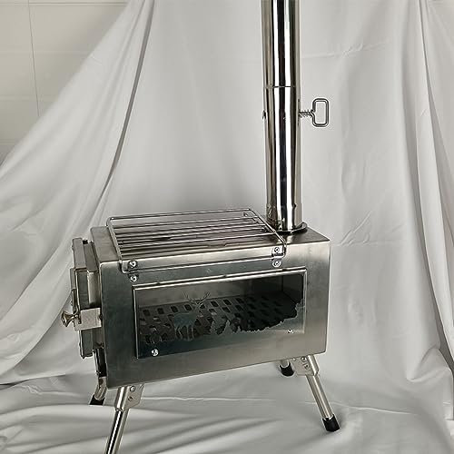 Tubo per stufa a legna, per stufe a legna, per camino, canna fumaria, per barbecue, stufa a legna, tubo anti-scottatura, 60 mm