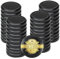 Bouchons métalliques universels 43mm - 50 unités : Couvercles pour bocaux de conserves et de confiture, couvercle universel, couvercle de remplacement