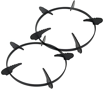Riduttore per Fornello a Gas 2 Pezzi, Supporto Resistente per Pentole con Design a Stella, Adatto per Fornelli a Gas con Punto di Supporto Inferiore a 20 Cm (Black)
