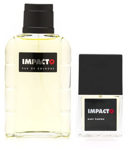 IMPACTO - Classic Promoción 200 ml + 30 ml, Agua de Colonia Hombre, Pack 2 Productos, Perfume Formato Spray, Eau de Toilette Natural y Masculina, Aroma Cítrico, Fragancia Fresca
