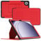 SEYMCY Case for Samsung Galaxy Tab A9 8.7 inch 2023 (SM-X110 SM-X115 SM-X117), Leather Smart Cover with 5-angle Magnetic Stand, Auto Sleep/Wake, Card Slots, Red