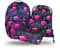 Baagl Schulrucksack Set 3 Teilig, Ergonomischer Großer Rucksack mit Kühlfach für Jungen Mädchen Teenager, Grundschule Ranzen mit Brustgurt und Laptopfach, Daypack 35 l (Paradise)