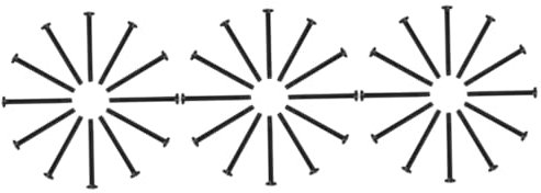 Housoutil 3sets Computer Fan Screws Long Metal Computer Fan Mount Screws Cooling Mounting Hardware 50pcs*3