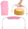 KUIZHEN Cake Cutter Cake Leveller with 3 Cream Scrapers, Professional Stainless Steel Cake Slicer Leveller, Cake Leveller Cutter, Kitchen Baking Tools for Cake Cutting