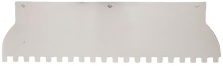 Garosa Edelstahl-Quadratzahnungskelle, 2/5 X 2/5 Zoll Zahnungsrand, Bodenkelle, Fliesenkleber-Verteiler mit Seitenschutz für Großformatige Fliesen, Professionelle Installation (400 mm)