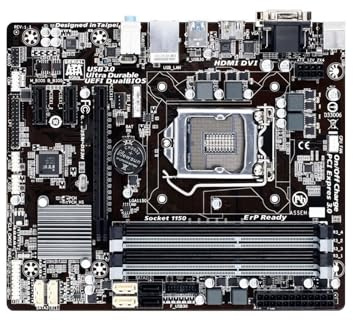 WLTDYZZLDN Fit For GIGABYTE GA-B85M-DS3H Socket LGA1150 DDR3 for Placa Base de Escritorio Original Intel B85 B85M Placa Bases