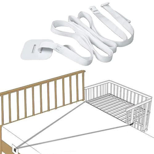 600 cm sichere Befestigungssysteme Babybett-Befestigungsgurt für Babybett Beistellbett Befestigungen Bettzubehör Fester Gurt Verlängerung Sicherheitsgurt